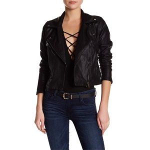 NWT BlankNYC Faux Leather Moto Jacket Vegan